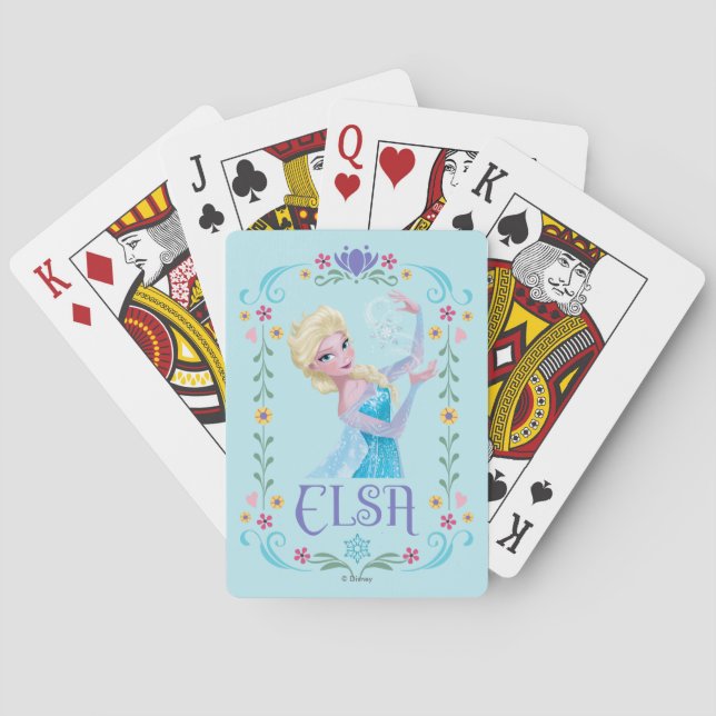 Elsa | My Powers are Strong Playing Cards (Back)