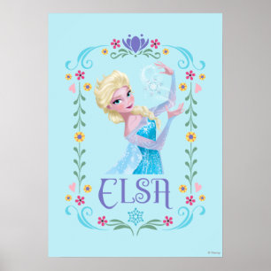 Elsa My Powers are Strong Poster