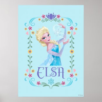 Elsa | My Powers Are Strong Poster by frozen at Zazzle
