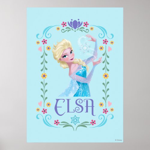 Elsa  My Powers are Strong Poster