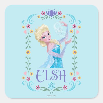 Elsa | My Powers are Strong Square Sticker