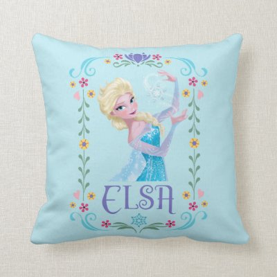 Elsa | My Powers are Strong Throw Pillow