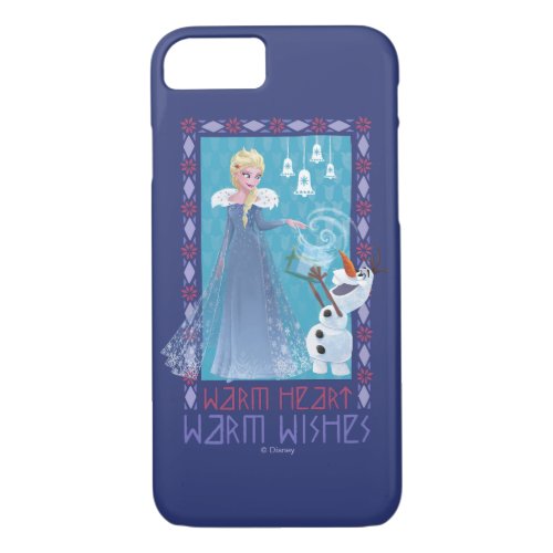 Elsa  Olaf  Warm Heart Warm Wishes iPhone 87 Case