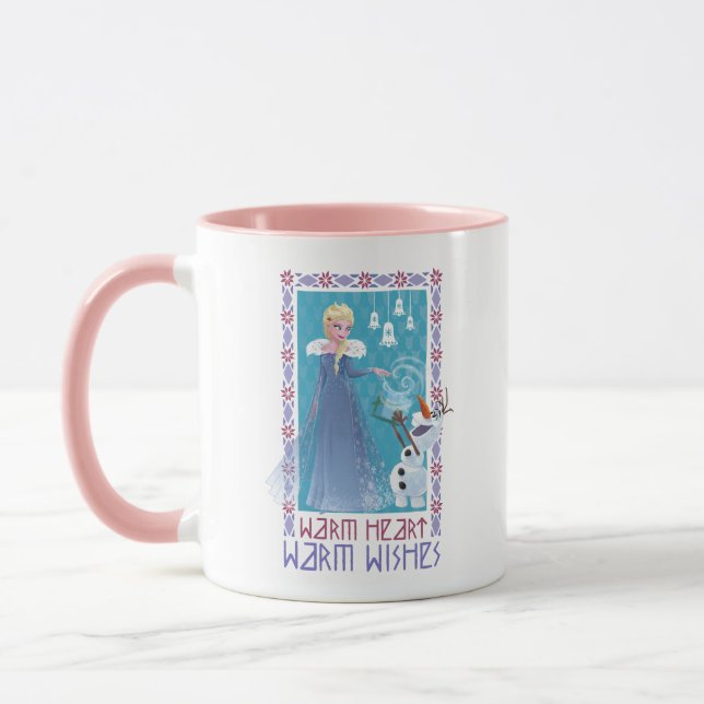Elsa & Olaf | Warm Heart Warm Wishes Mug (Left)