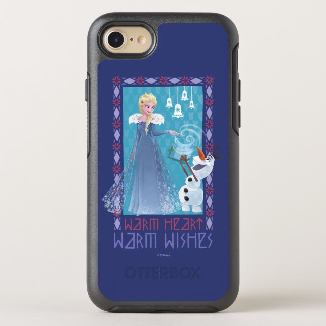 Elsa & Olaf | Warm Heart Warm Wishes Otterbox iPhone Case (Back)