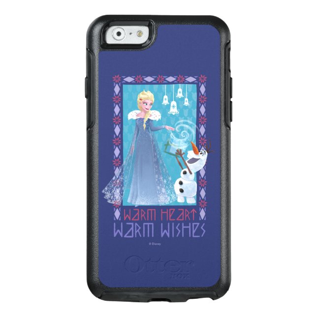 Elsa & Olaf | Warm Heart Warm Wishes Otterbox iPhone Case (Back)