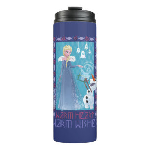 Elsa & Olaf   Warm Heart Warm Wishes Thermal Tumbler