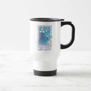 Elsa & Olaf   Warm Heart Warm Wishes Travel Mug