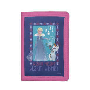 Elsa & Olaf Warm Heart Warm Wishes Trifold Wallet