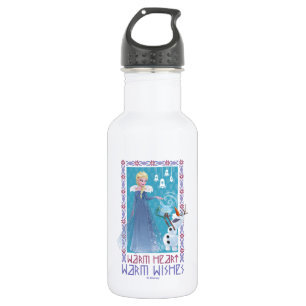 Elsa & Olaf Warm Heart Warm Wishes Water Bottle