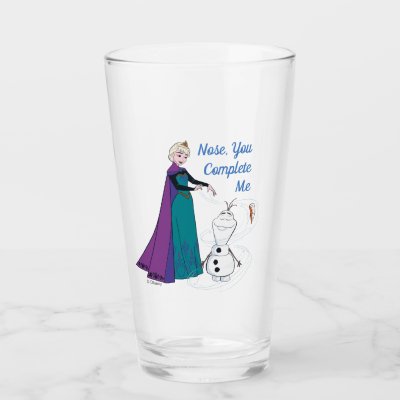 Elsa Permafrosting Olaf Glass