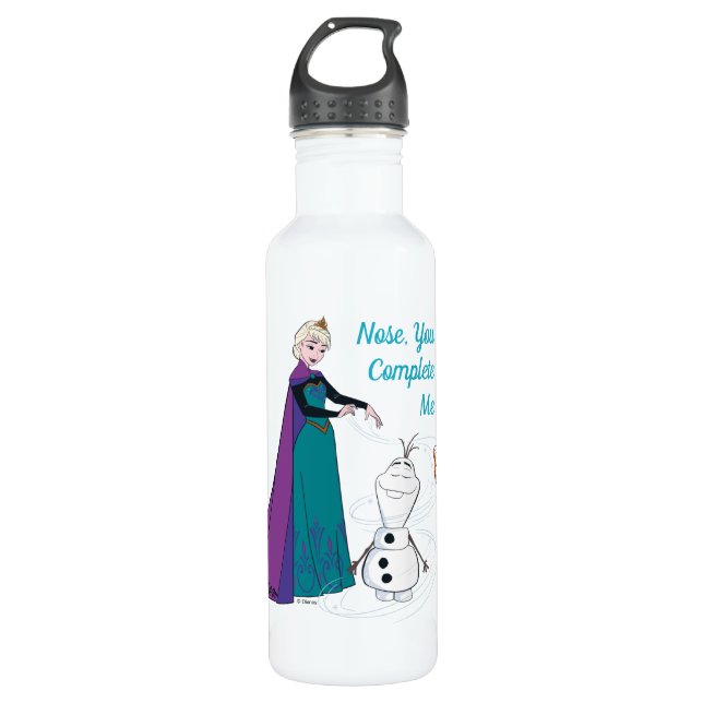 Elsa Permafrosting Olaf Stainless Steel Water Bottle (Front)