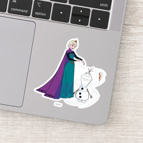 Elsa Permafrosting Olaf Sticker