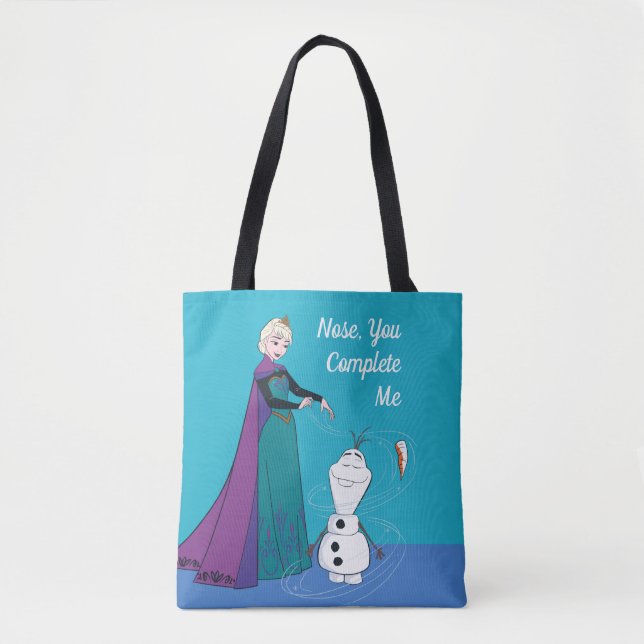 Elsa Permafrosting Olaf Tote Bag (Front)