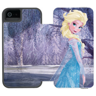Elsa   Side Profile Standing iPhone SE/5/5s Wallet Case