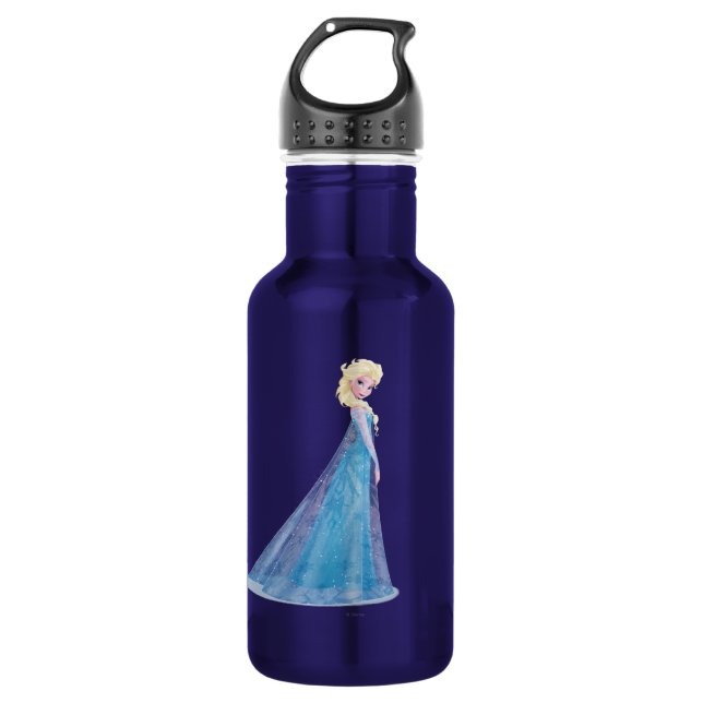 Elsa | Side Profile Standing Stainless Steel Water Bottle (Front)