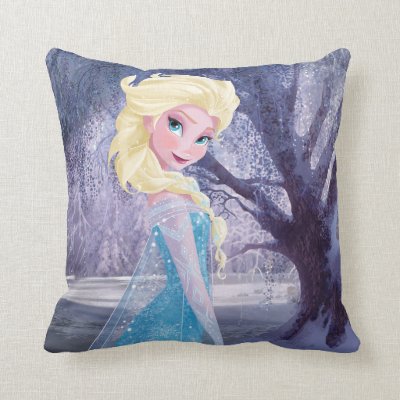 Elsa | Side Profile Standing Throw Pillow