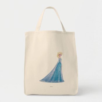 Elsa | Side Profile Standing Tote Bag by frozen at Zazzle