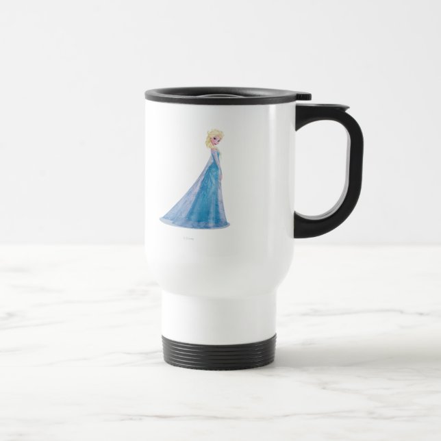 Elsa | Side Profile Standing Travel Mug (Right)