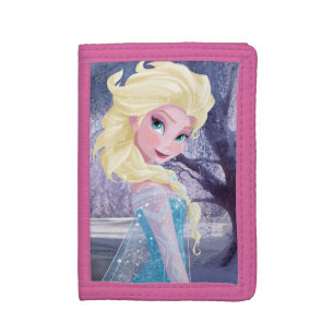 Elsa Side Profile Standing Trifold Wallet