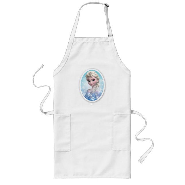 Elsa | Snowflake Frame Long Apron (Front)