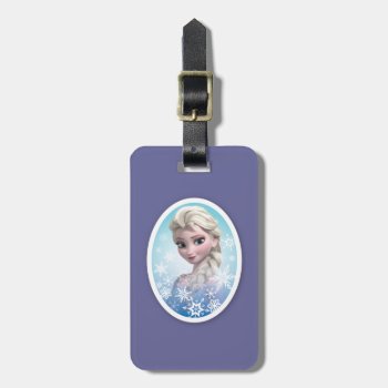 Elsa | Snowflake Frame Luggage Tag by frozen at Zazzle