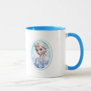 Elsa Snowflake Frame Mug