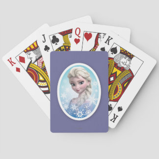 Elsa | Snowflake Frame Playing Cards