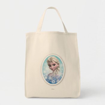 Elsa | Snowflake Frame Tote Bag by frozen at Zazzle