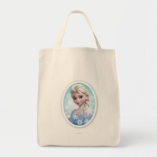 Elsa | Snowflake Frame Tote Bag (Front)