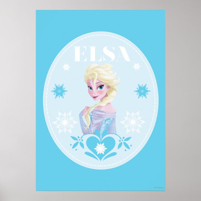 Elsa | Snowflakes Poster (Front)