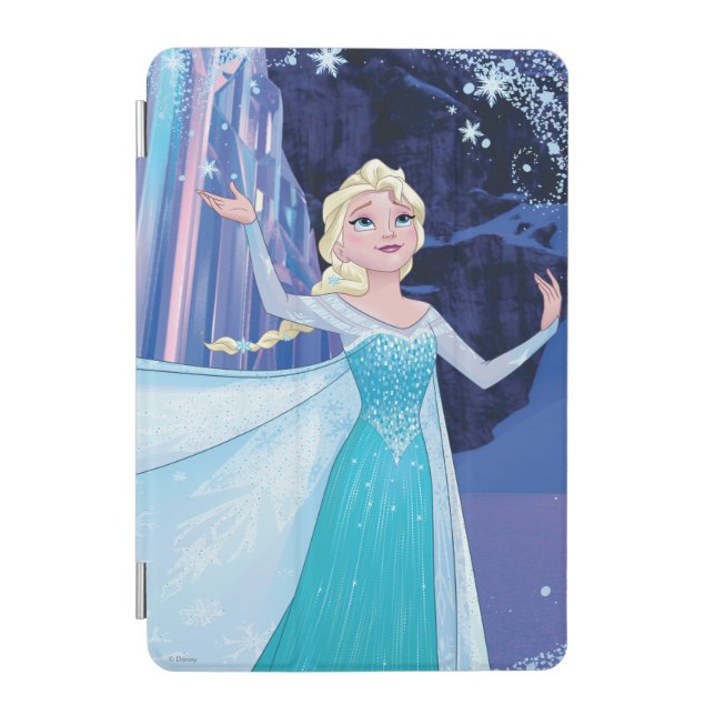 Elsa | Sparkling, Elegant Ice iPad Mini Cover (Front)