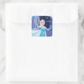 Elsa | Sparkling, Elegant Ice Square Sticker (Bag)