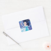 Elsa | Sparkling, Elegant Ice Square Sticker (Envelope)