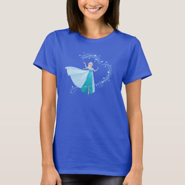 Elsa | Sparkling, Elegant Ice T-Shirt (Front)