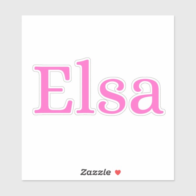 Elsa Sticker (Sheet)