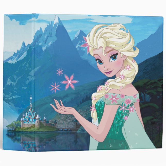 Elsa | Summer Wish 3 Ring Binder (Front/Spine)