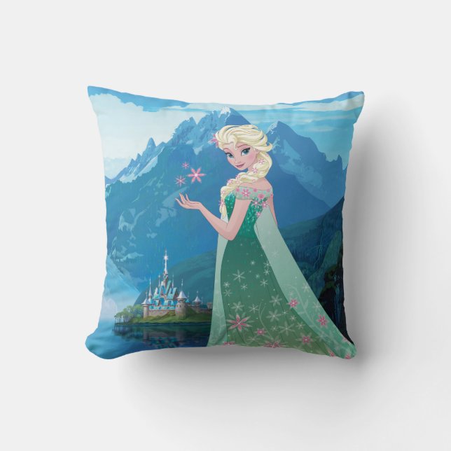 Elsa | Summer Wish Throw Pillow (Front)