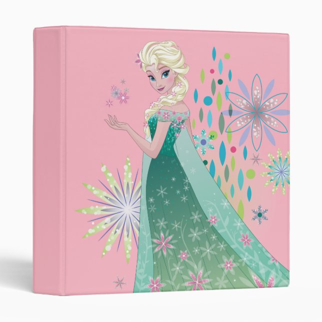 Elsa | Summer Wish with Flowers Binder (Front/Spine)