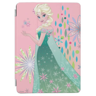 Elsa Summer Wish with Flowers iPad Air Cover