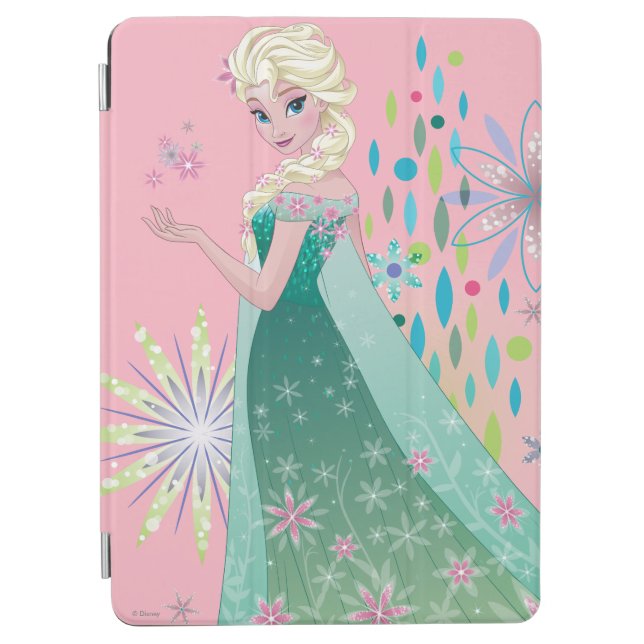 Elsa | Summer Wish with Flowers iPad Air Cover (Front)