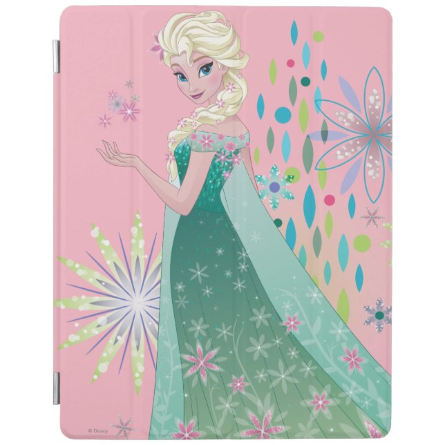 Elsa | Summer Wish with Flowers iPad Air Cover (Front)