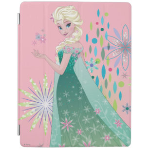 Elsa Summer Wish with Flowers iPad Smart Cover