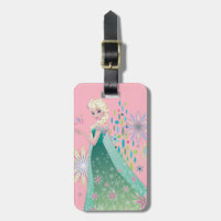 Elsa | Summer Wish with Flowers Luggage Tag