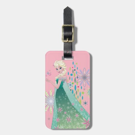Elsa | Summer Wish With Flowers Luggage Tag
