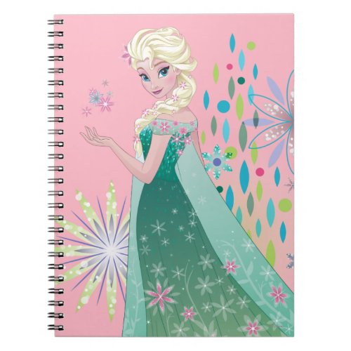 Elsa  Summer Wish with Flowers Notebook