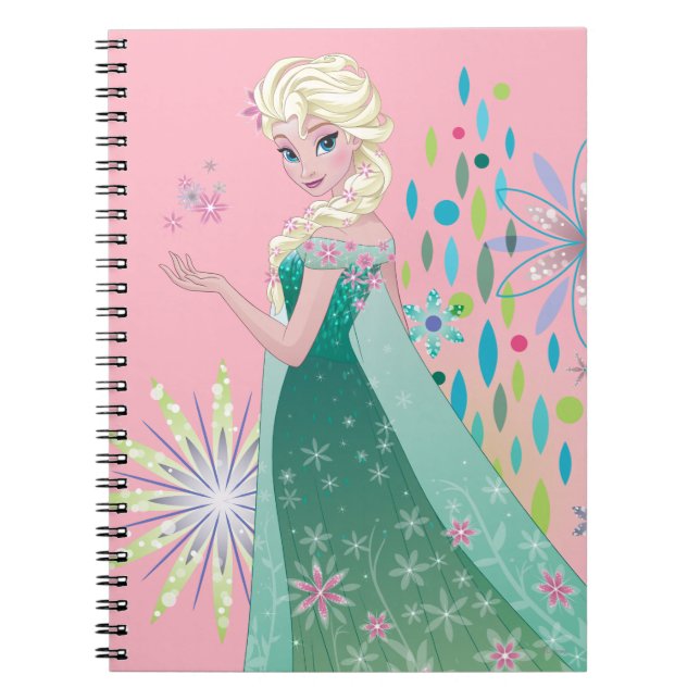 Elsa | Summer Wish with Flowers Notebook (Front)