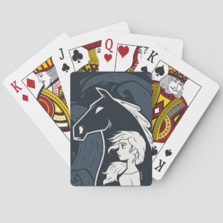 Elsa & The Nokk Woodcut Graphic Playing Cards