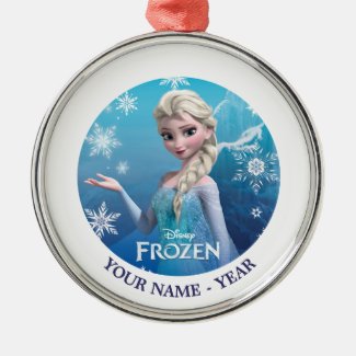Elsa the Snow Queen Personalized Christmas Tree Ornament
