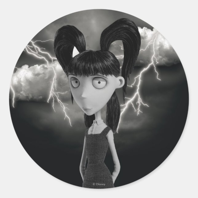 Elsa Van Helsing Classic Round Sticker (Front)